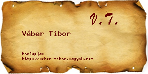 Véber Tibor névjegykártya